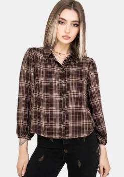 Adra Check Button Up Shirt