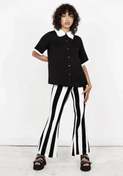 Afterlife Stripe Jersey Flares