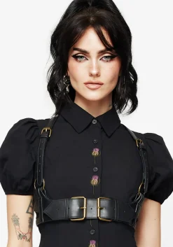 Agatha Cut Out Side Detail Harness