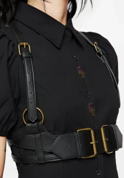 Agatha Cut Out Side Detail Harness
