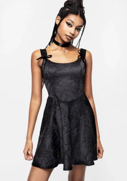 Aisha Jacquard Mini Corset Dress