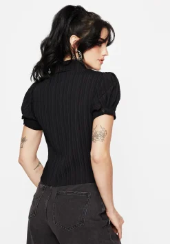 Alcina Puff Sleeve Crop Top