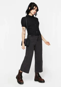 Alcina Puff Sleeve Crop Top