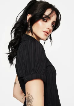 Alcina Puff Sleeve Crop Top