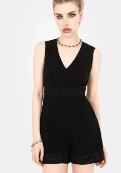 Alder Cotton Ivy Detail Playsuit