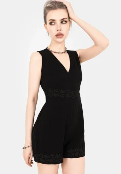 Alder Cotton Ivy Detail Playsuit