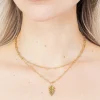 Alderwood Fern Double Layered Necklace