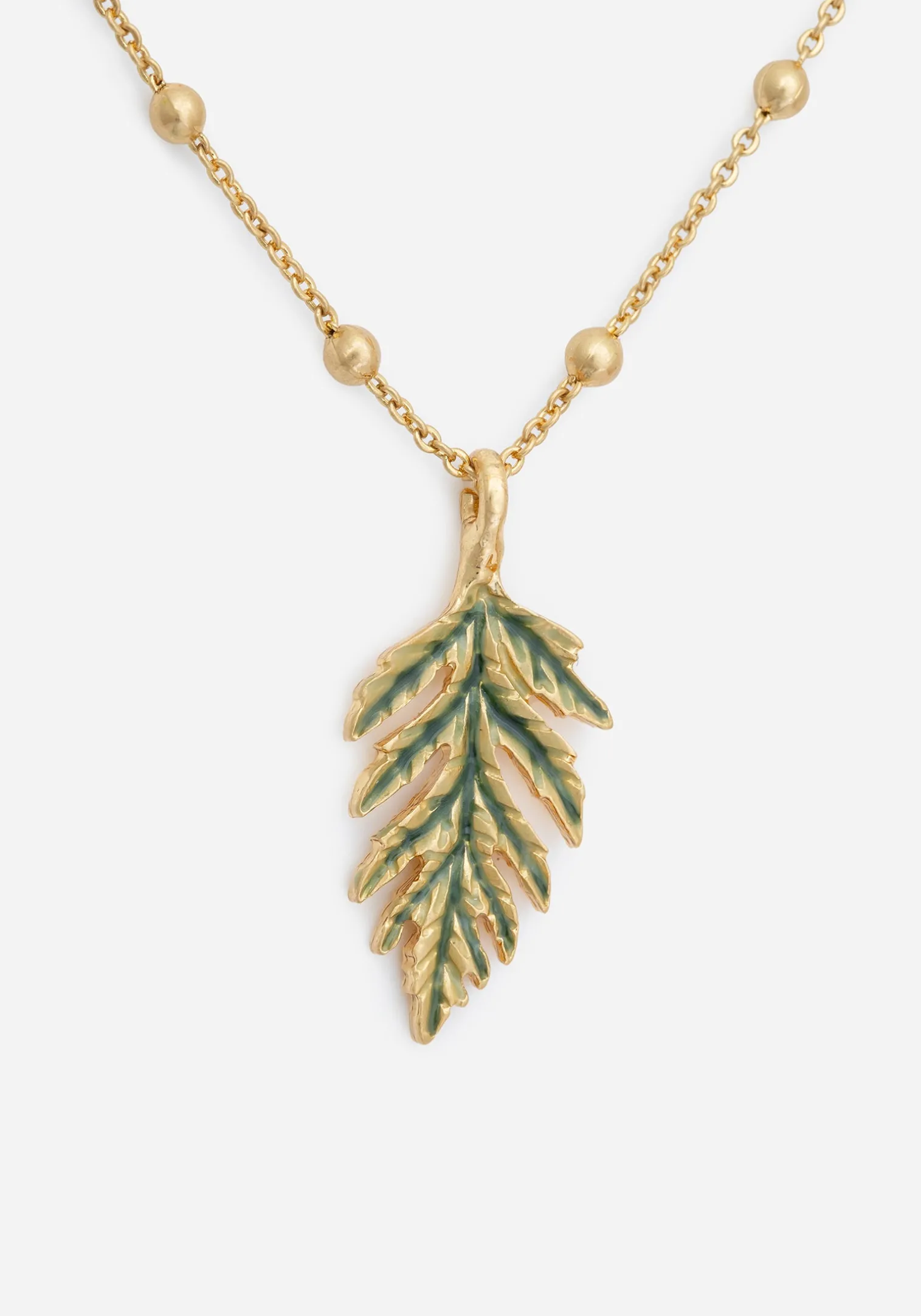 Alderwood Fern Double Layered Necklace