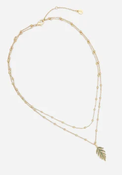 Alderwood Fern Double Layered Necklace