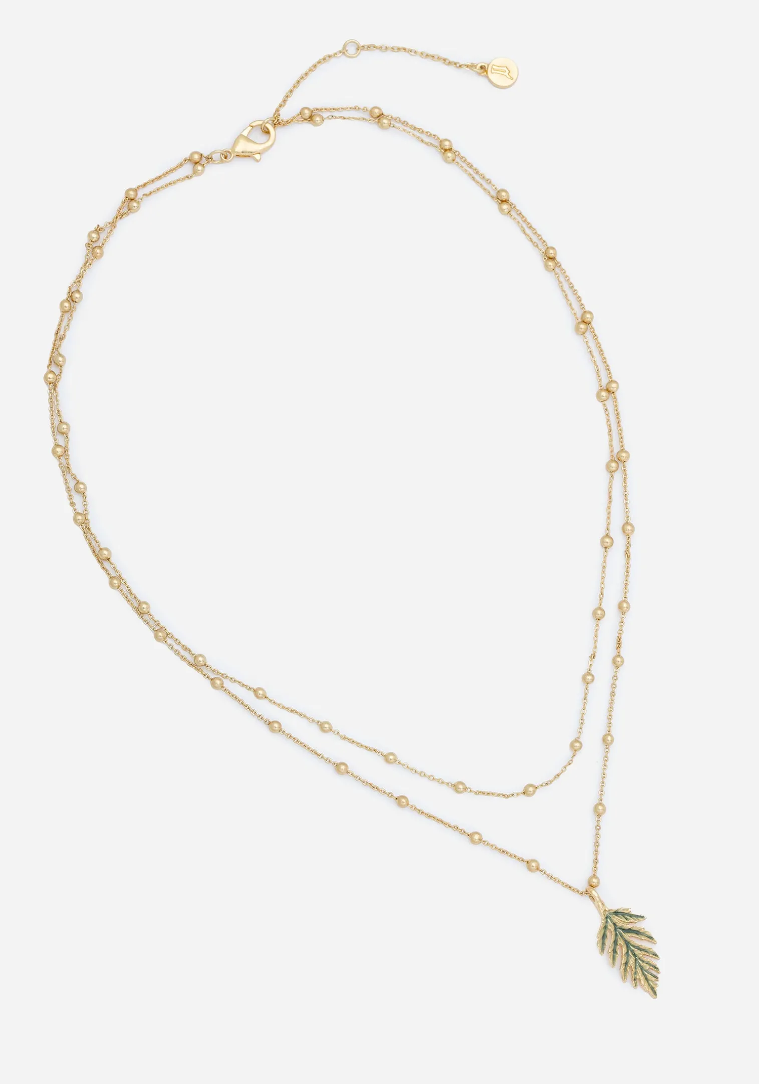 Alderwood Fern Double Layered Necklace