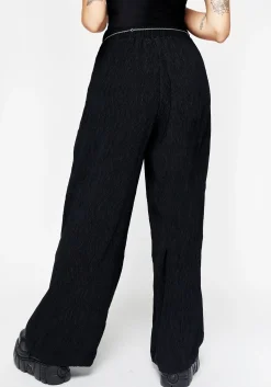 Algea Crinkle Wide Leg Trousers
