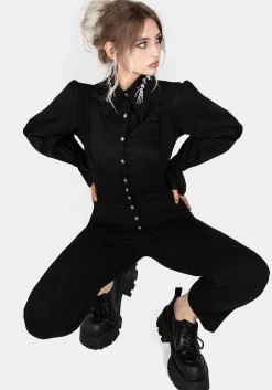 Alicia Tailored Suspender Jumpsuit