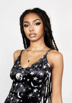 Allnighter Velvet Mini Slip Dress