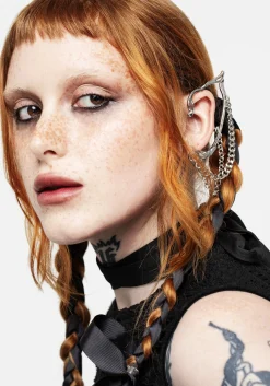 Alma Chain Cuff Earring