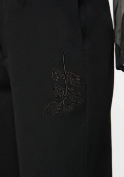 Amalthea Embroidered Tailored Wide Leg Trousers