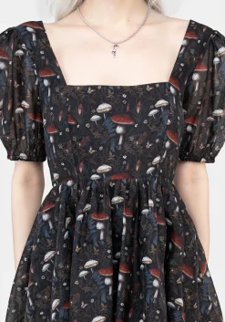 Amanita Organza Puffball Mini Dress