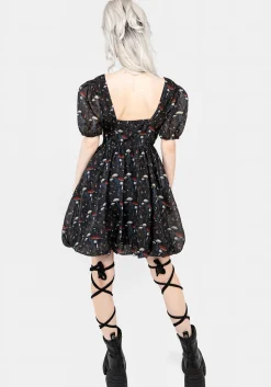 Amanita Organza Puffball Mini Dress