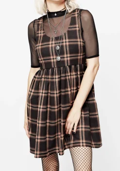 Ambrose Check Mini Dress