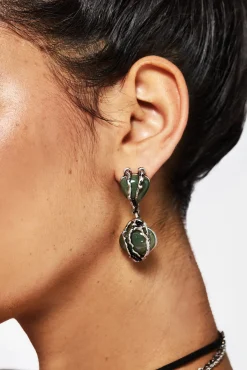 Ambrosia Moss Drop Earrings