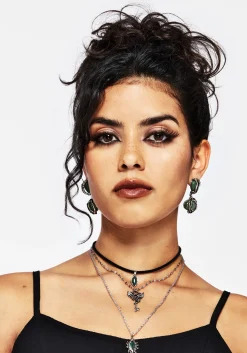 Ambrosia Moss Drop Earrings