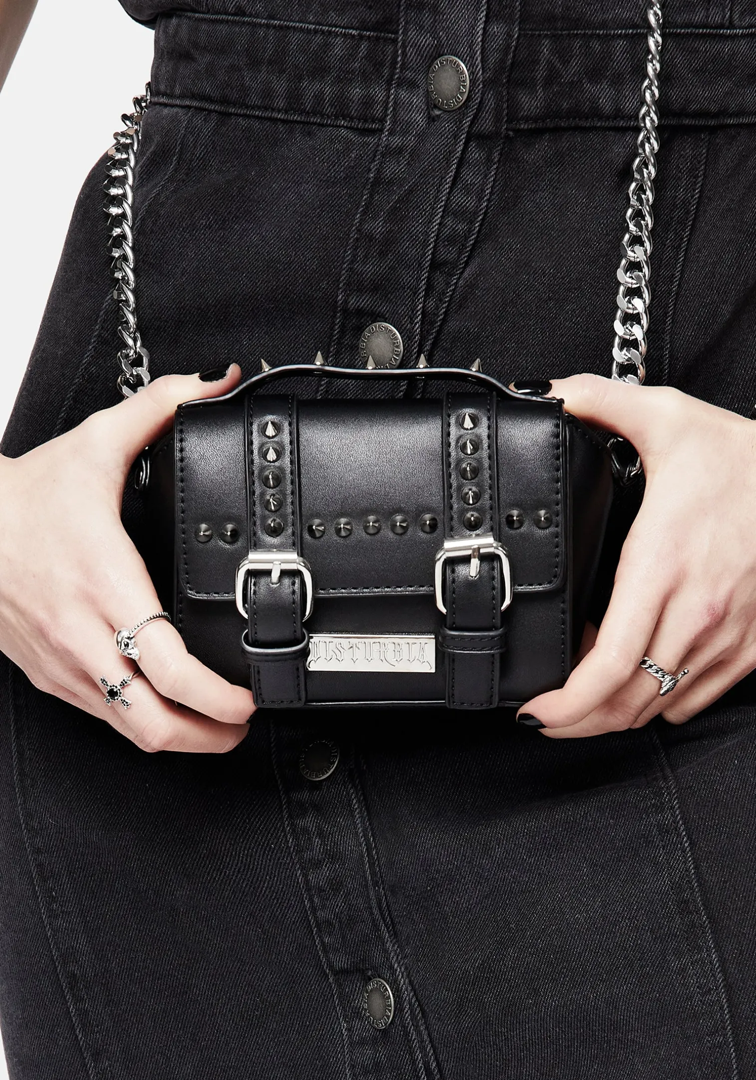 Anarcho Mini Spiked Shoulder Bag