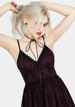 Anastasie Stretch Lace Mini Dress