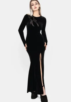 Antivenom Spider Cut Out Mesh Gown