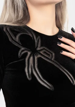 Antivenom Spider Cut Out Mesh Gown