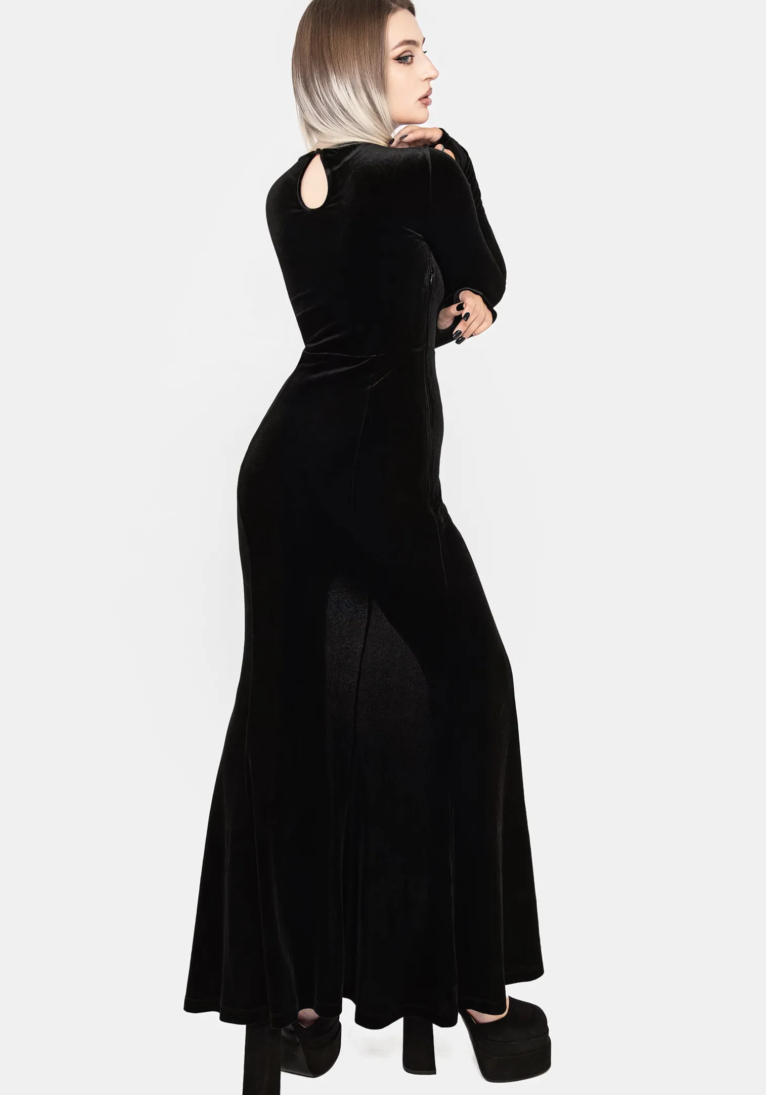 Antivenom Spider Cut Out Mesh Gown