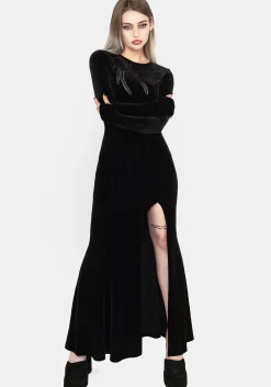 Antivenom Spider Cut Out Mesh Gown