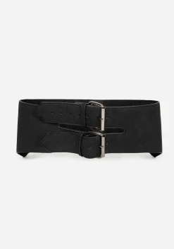 Apricity Paisley Debossed Waist Belt