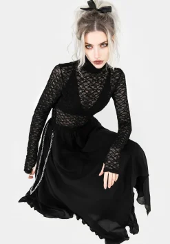 Arabella Lace High Neck Top
