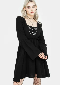 Aradia Embroidered Mini Dress