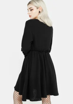 Aradia Embroidered Mini Dress