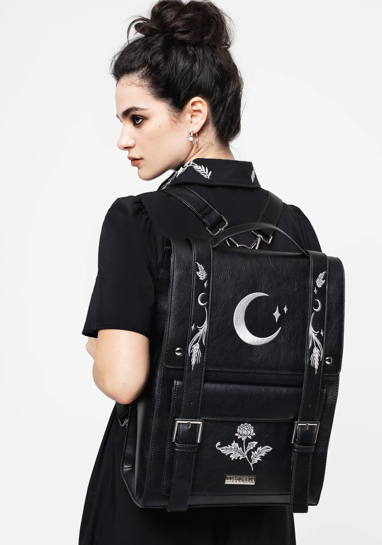Aradia Embroidered Satchel Bag