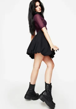 Aranya Puff Micro Mini Skirt