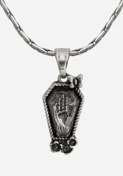 Arbor Coffin Pendant Necklace