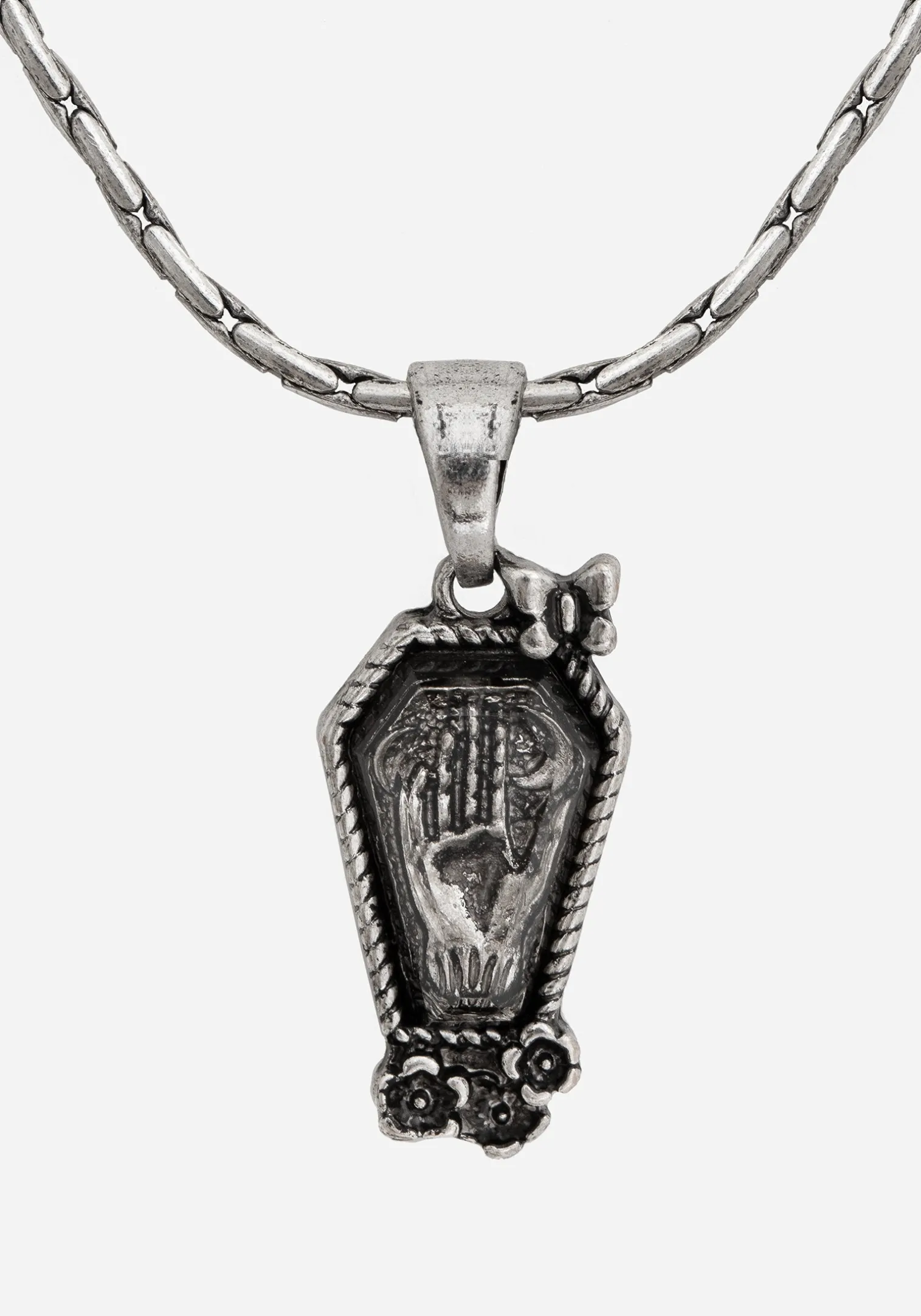 Arbor Coffin Pendant Necklace