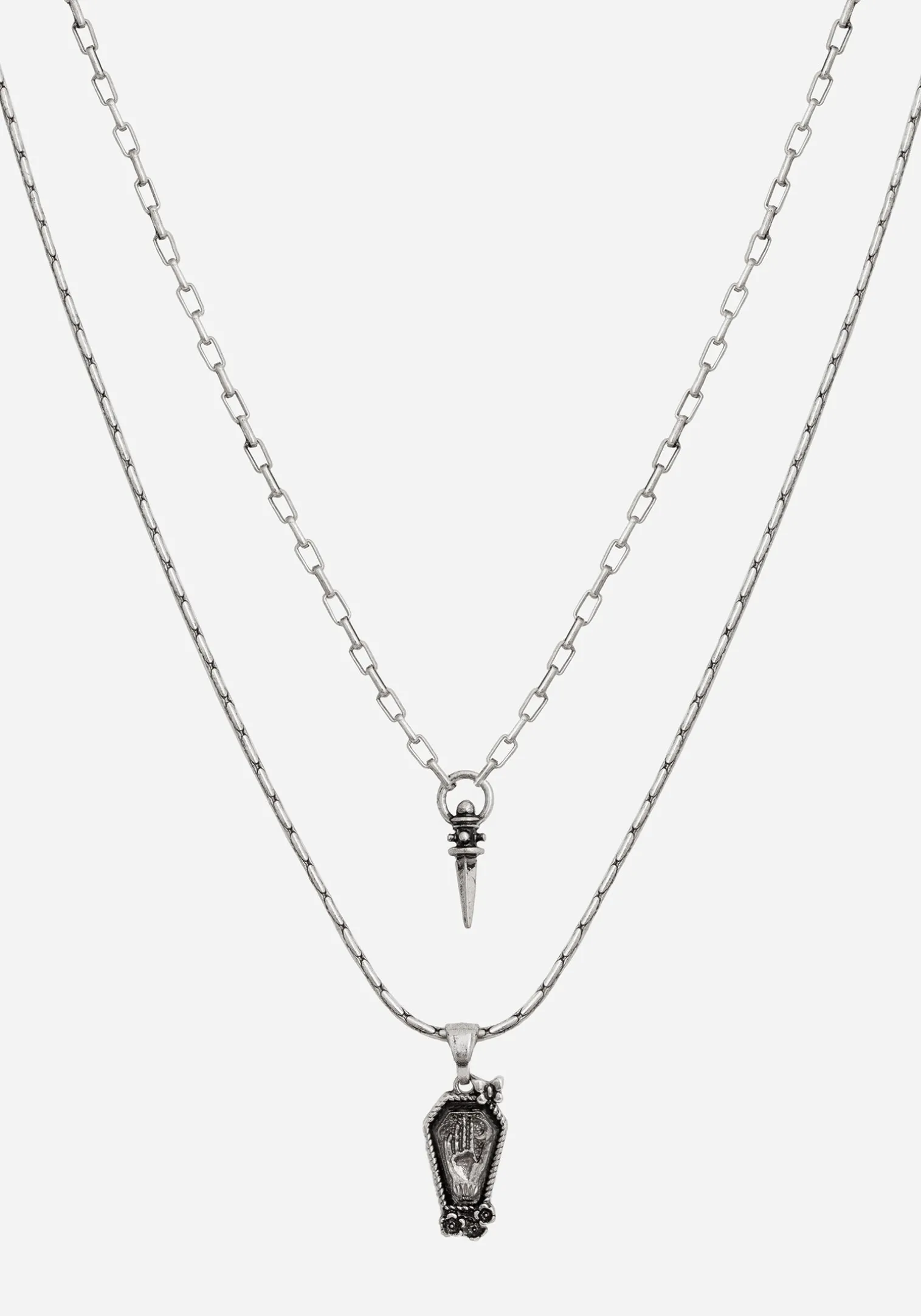 Arbor Coffin Pendant Necklace