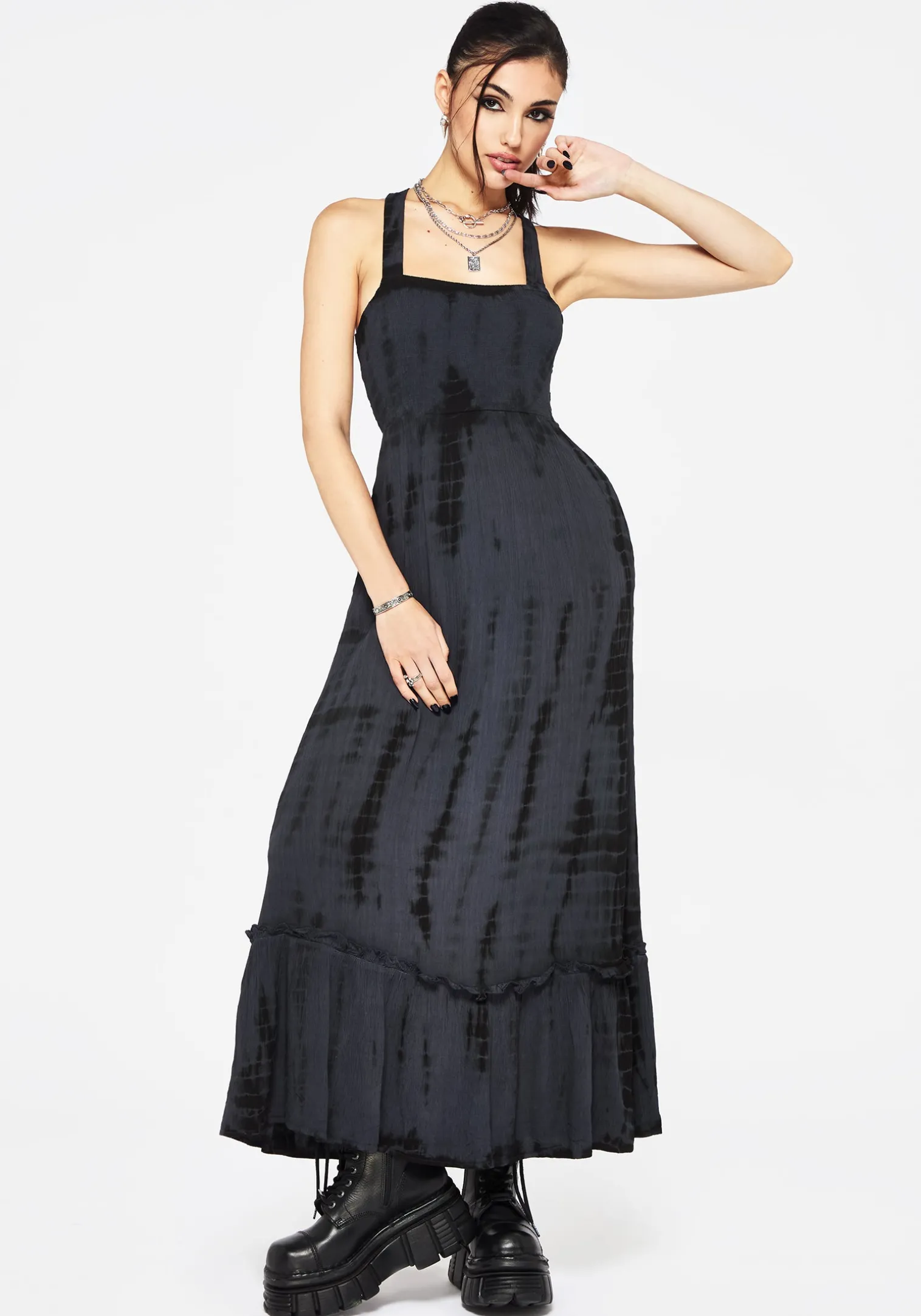 Aria Tie Dye Midaxi Dress