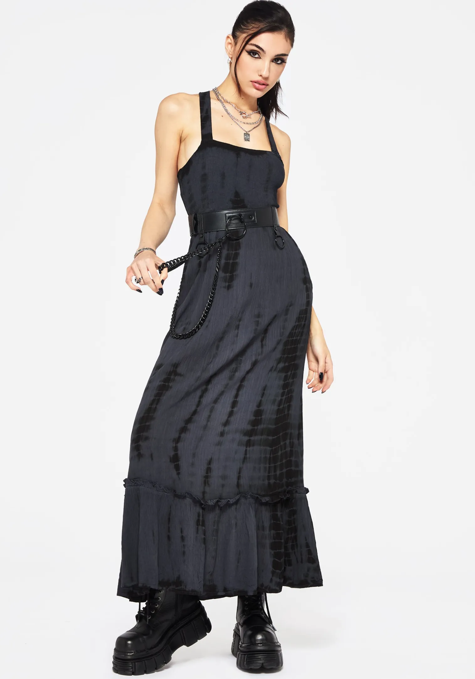 Aria Tie Dye Midaxi Dress