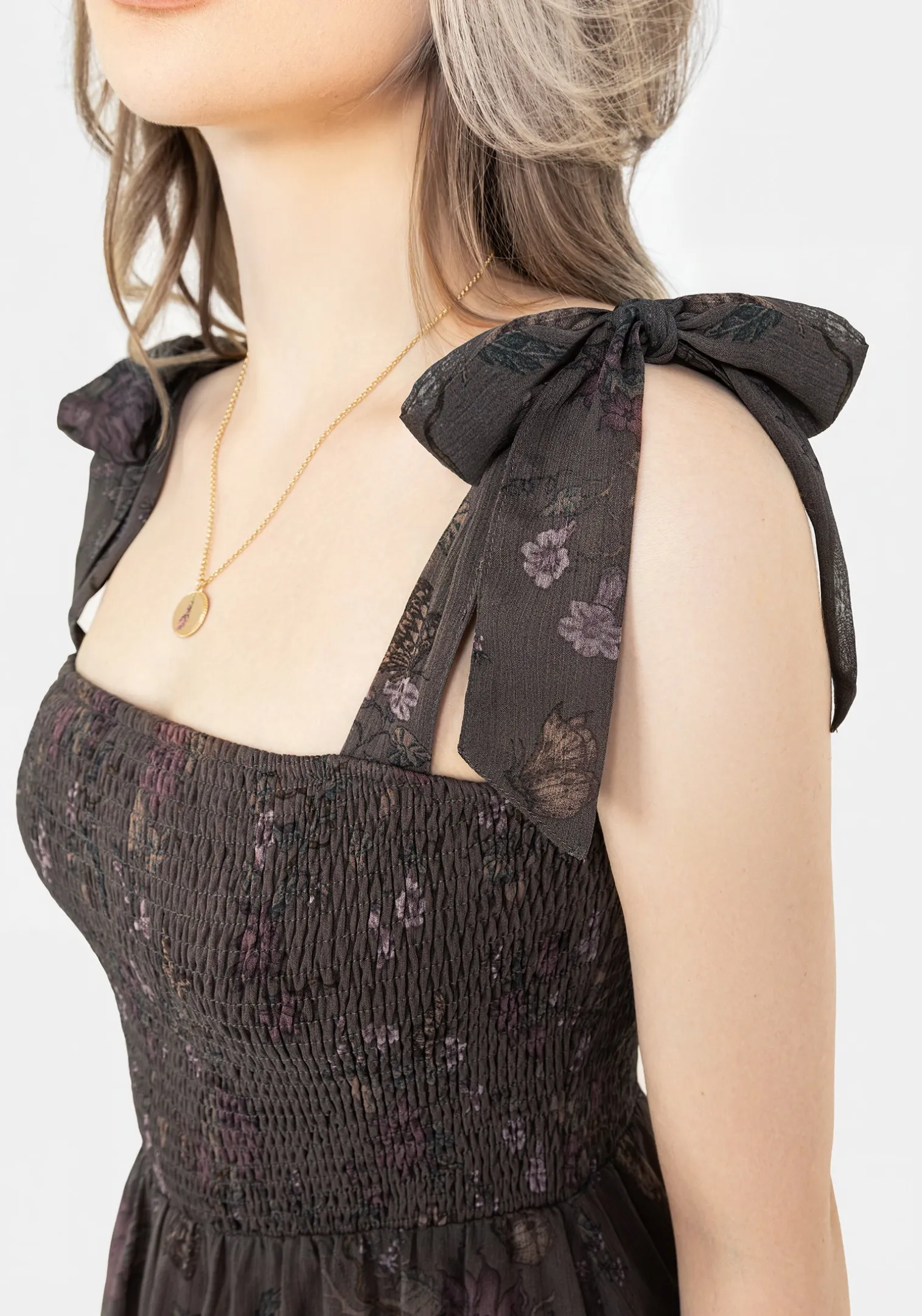 Arnora Cami Tiered Shirred Bodice Maxi Dress
