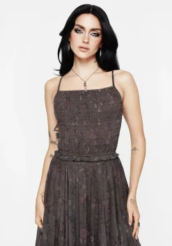 Arnora Chiffon Shirred Bodice Cami Top