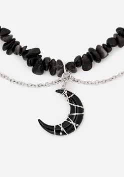 Asrai Moon Pendant Necklace