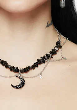 Asrai Moon Pendant Necklace