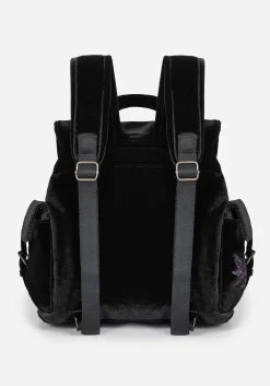 Atropos Moth Embroidered Satchel Backpack