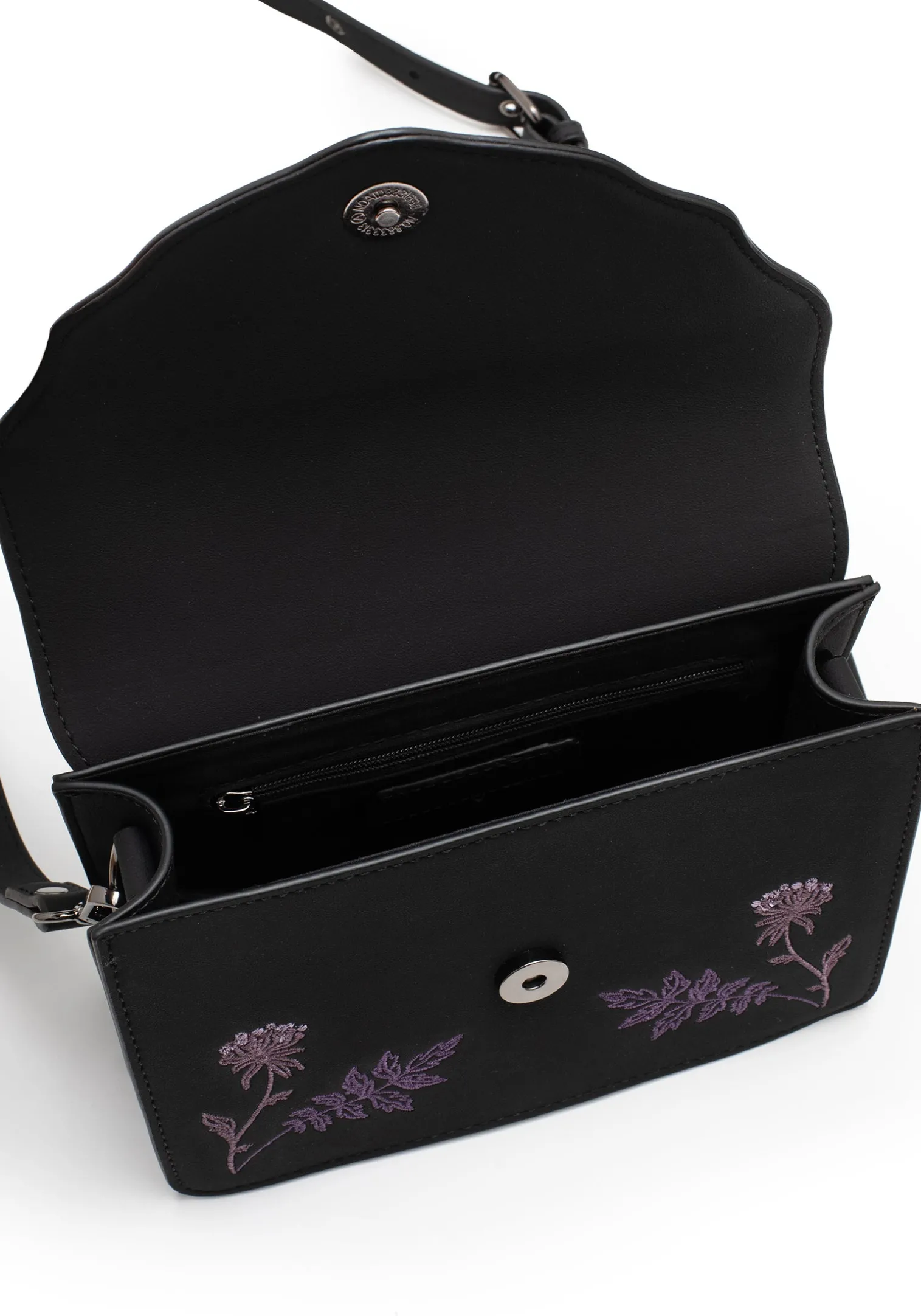 Atropos Moth Embroidered Mini Crossbody Bag