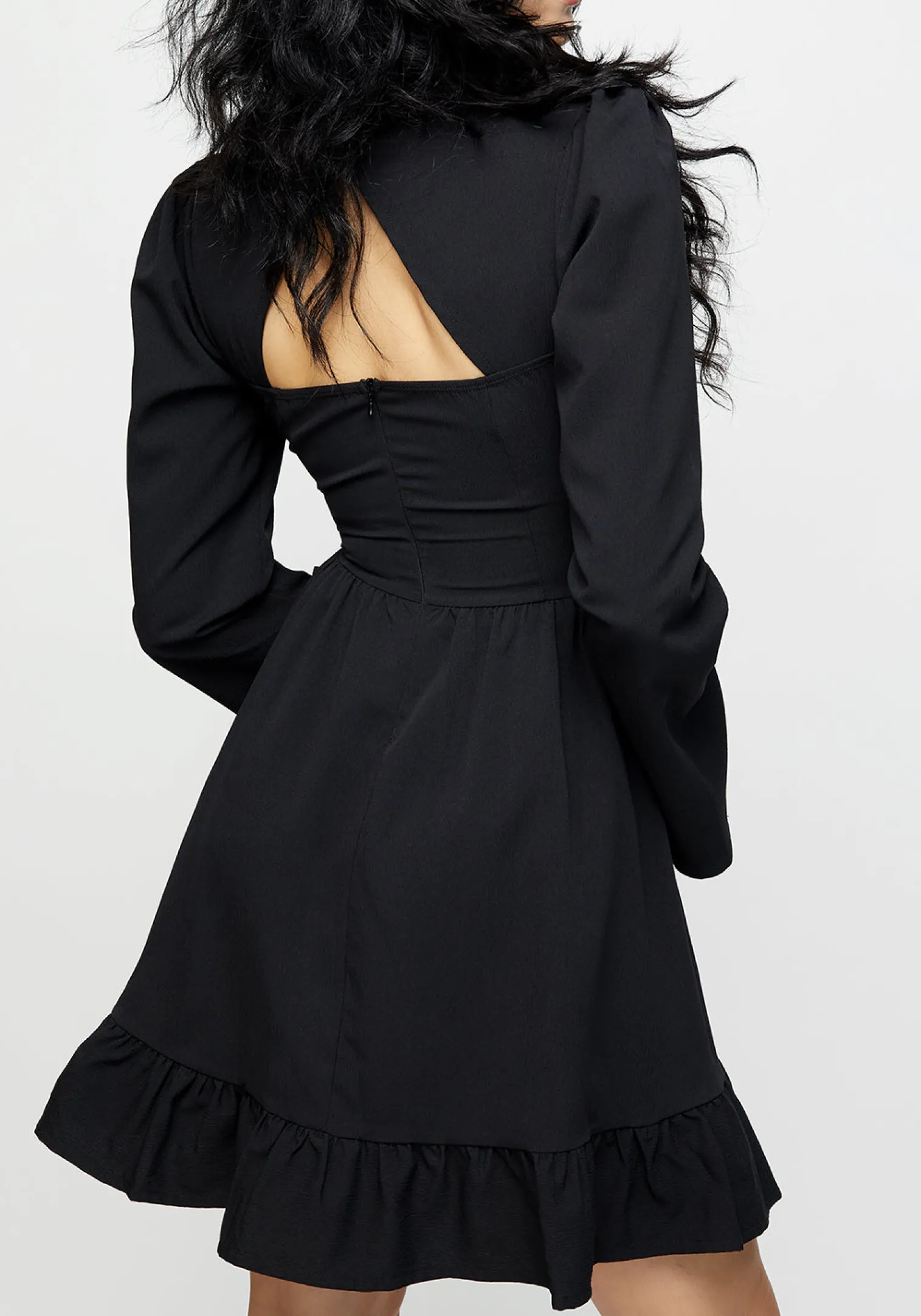 Aura Lace Up Mini Dress