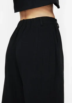 Aya Embroidered Linen Blend Balloon Pants