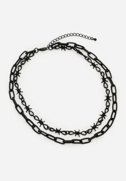Barbed Layered Necklace